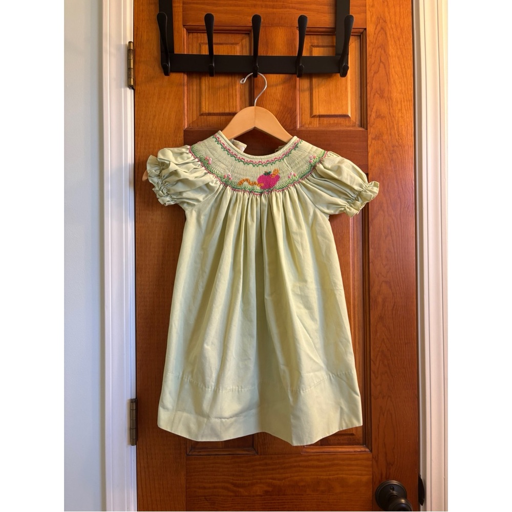 Rosalina Collections Back To School smocked dress - 3T